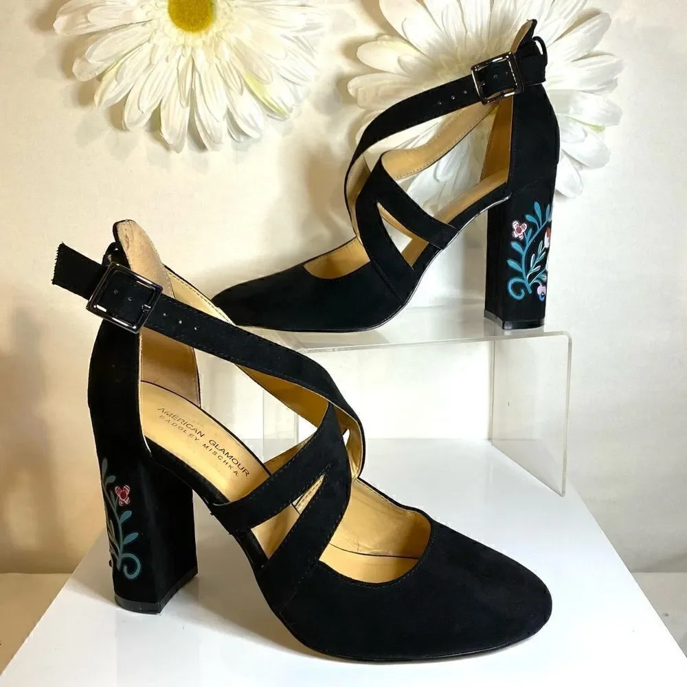 Badgley Mischa Tattoo Painted Heels